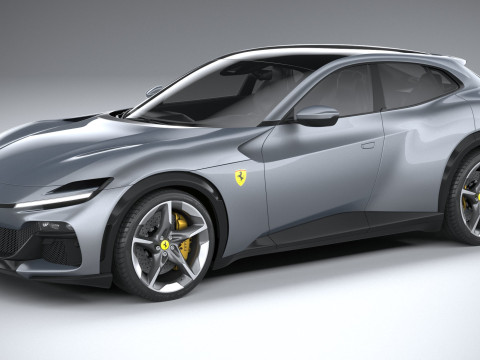 Ferrari Purosangue 2023 3D Model