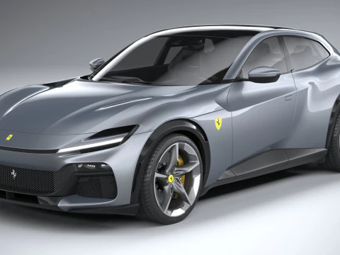 Ferrari Purosangue 2023 3D Model