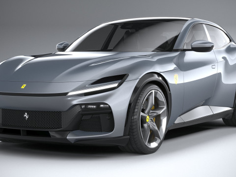 Ferrari Purosangue 2023 3D-Modell