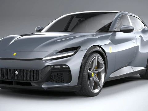 Ferrari Purosangue 2023 3D Model