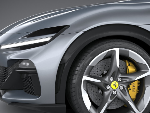 Ferrari Purosangue 2023 3D-Modell