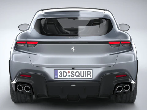 Ferrari Purosangue 2023 3D Model