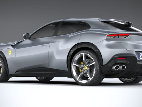 Ferrari Purosangue 2023 3D-Modell