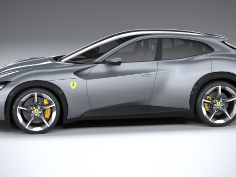 Ferrari Purosangue 2023 3D-Modell
