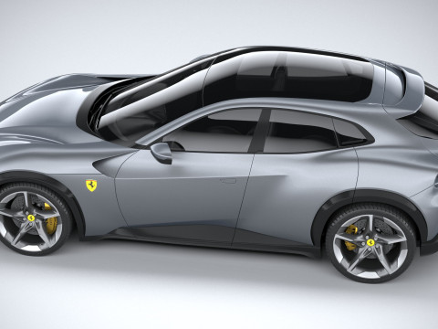 Ferrari Purosangue 2023 3D-Modell