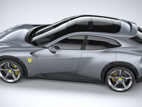 Ferrari Purosangue 2023 3D Model