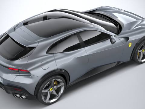 Ferrari Purosangue 2023 3D-Modell