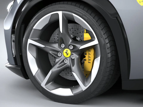 Ferrari Purosangue 2023 3D Model