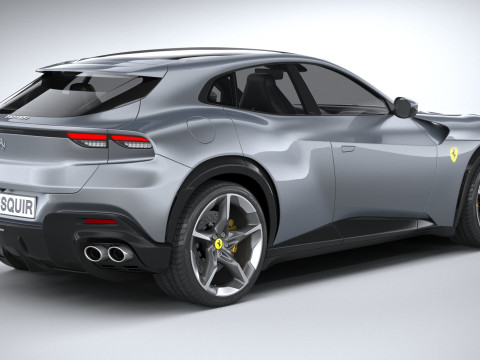 Ferrari Purosangue 2023 3D-Modell