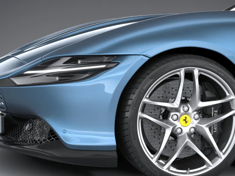 Ferrari Roma Spider 2024 3D Model