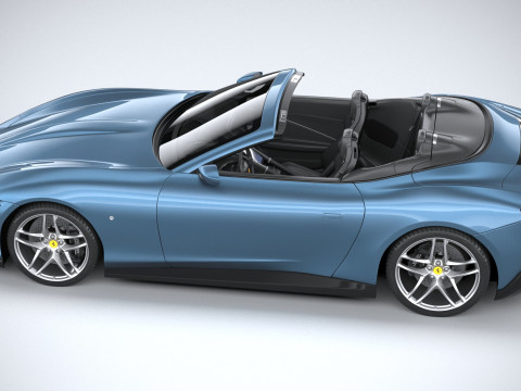 Ferrari Roma Spider 2024 Model 3D