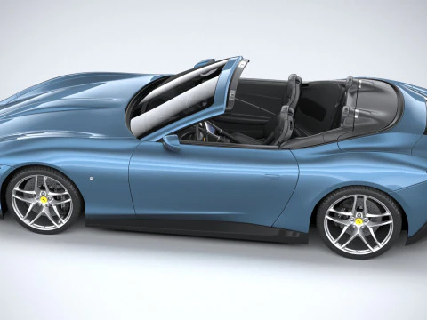 Ferrari Roma Spider 2024 3D Model