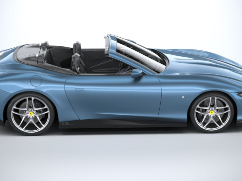 Ferrari Roma Spider 2024 Model 3D