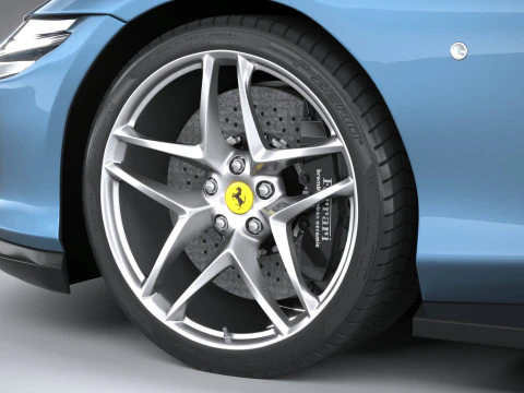 Ferrari Roma Spider 2024 3D Model