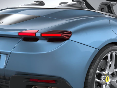 Ferrari Roma Spider 2024 3D Model