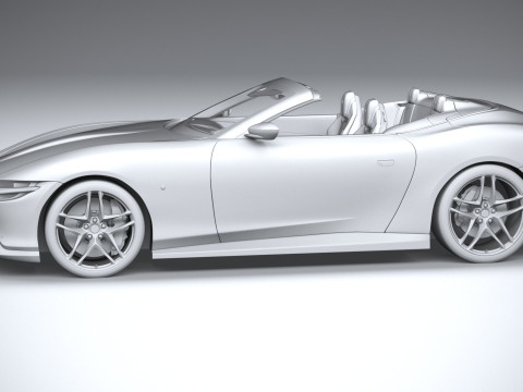 Ferrari Roma Spider 2024 Model 3D