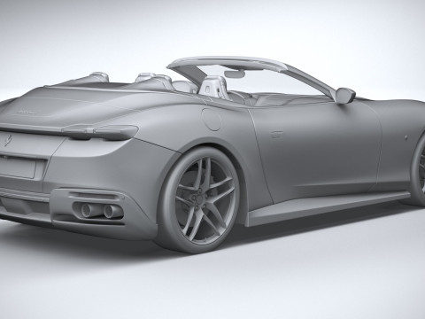 Ferrari Roma Spider 2024 Model 3D