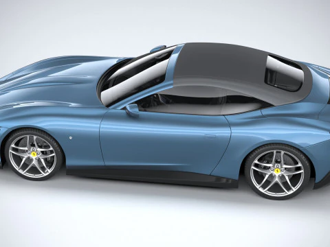 Ferrari Roma Spider 2024 3D Model