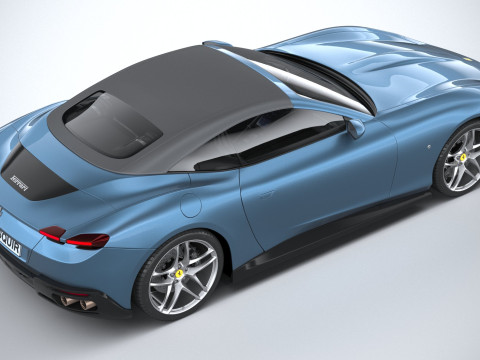 Ferrari Roma Spider 2024 Model 3D