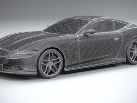 Ferrari Roma Spider 2024 Model 3D