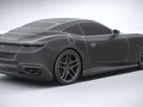 Ferrari Roma Spider 2024 Model 3D