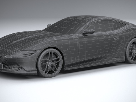 Ferrari Roma Spider 2024 Model 3D