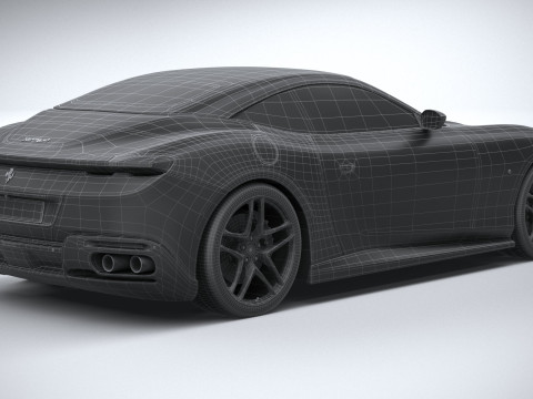 Ferrari Roma Spider 2024 Model 3D