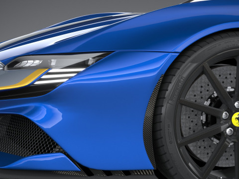 Ferrari SF90 Spider 2021 Modelo 3D