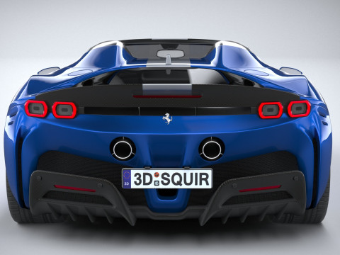 Ferrari SF90 Spider 2021 Modelo 3D
