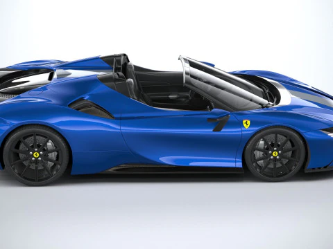 Ferrari SF90 Spider 2021 3D Model