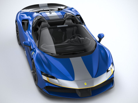 Ferrari SF90 Spider 2021 Modelo 3D