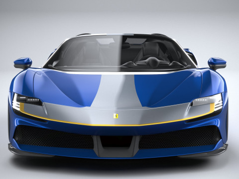 Ferrari SF90 Spider 2021 Modelo 3D
