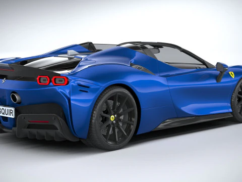 Ferrari SF90 Spider 2021 3D Model