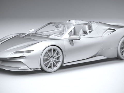 Ferrari SF90 Spider 2021 Modelo 3D