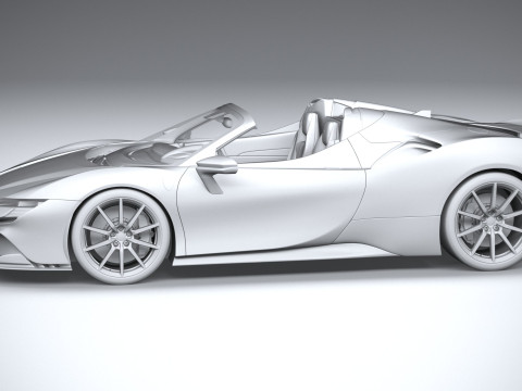 Ferrari SF90 Spider 2021 Modelo 3D