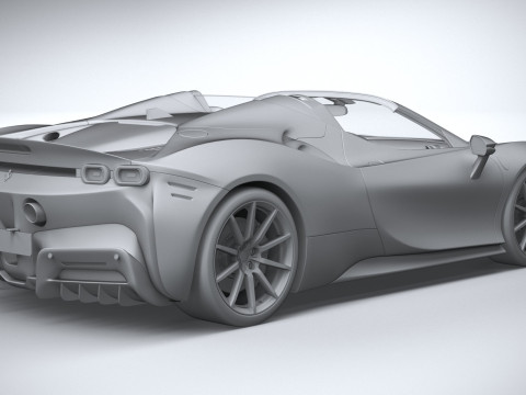 Ferrari SF90 Spider 2021 Modelo 3D