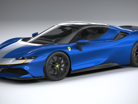 Ferrari SF90 Spider 2021 Modelo 3D
