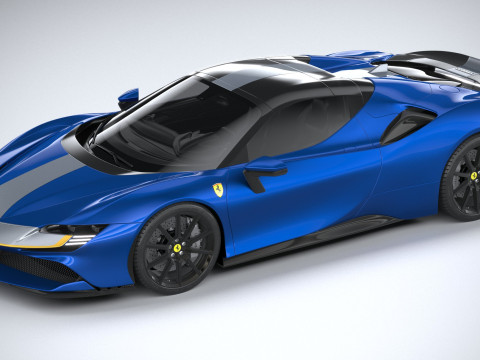 Ferrari SF90 Spider 2021 Modelo 3D