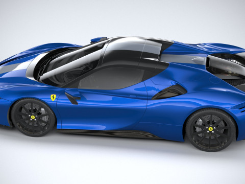 Ferrari SF90 Spider 2021 Modelo 3D