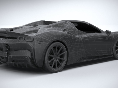 Ferrari SF90 Spider 2021 Modelo 3D