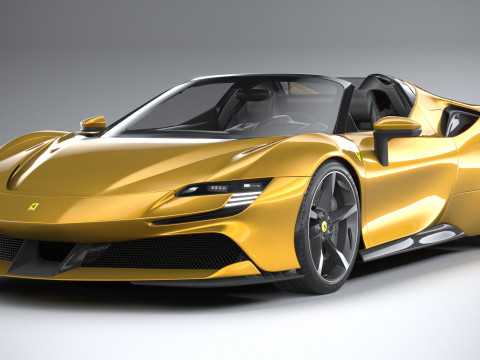Ferrari SF90 Spider 2021 Modelo 3D