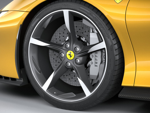 Ferrari SF90 Spider 2021 Modelo 3D