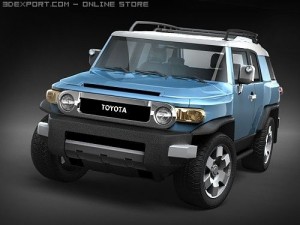 Toyota FJ Cruiser midpoly 3D Model