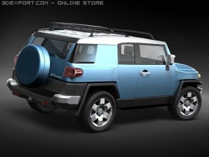 Toyota FJ Cruiser midpoly 3D Model