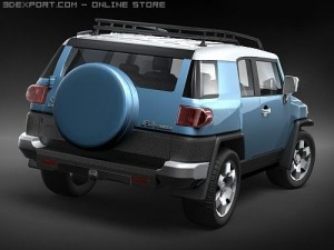 Toyota FJ Cruiser midpoly 3D Model
