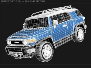 Toyota FJ Cruiser midpoly 3D Model