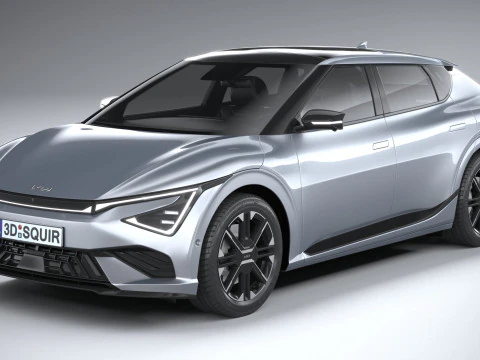 Kia EV6 2025 3D Model