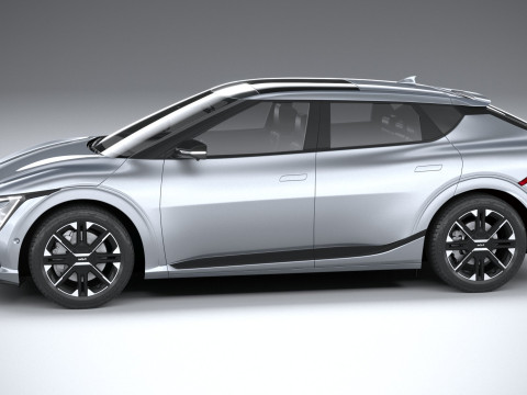 Kia EV6 2025 3D-Modell