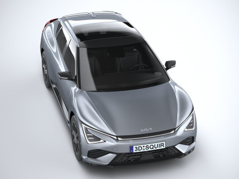 Kia EV6 2025 3D-Modell