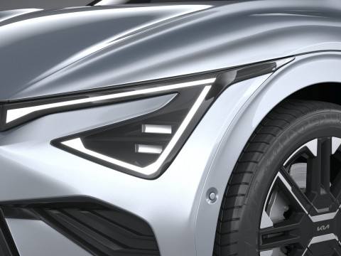 Kia EV6 2025 3D-Modell